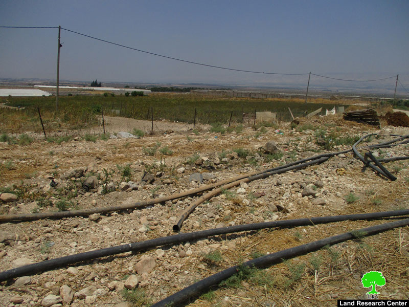 Israeli Forces Sabotage Water Pipelines in Bardala / Tubas Governorate