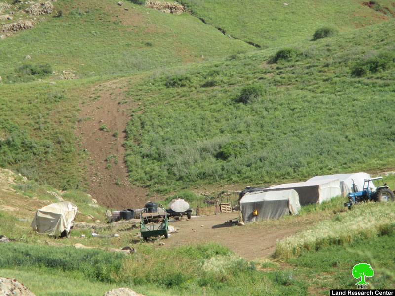 Confiscation of a Truck and Tools in Khirbet Al-Dear