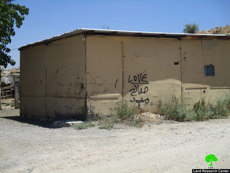 Israeli Civil Administration Targets 5 Structures and a Water Reservoir with Notices/ Tubas