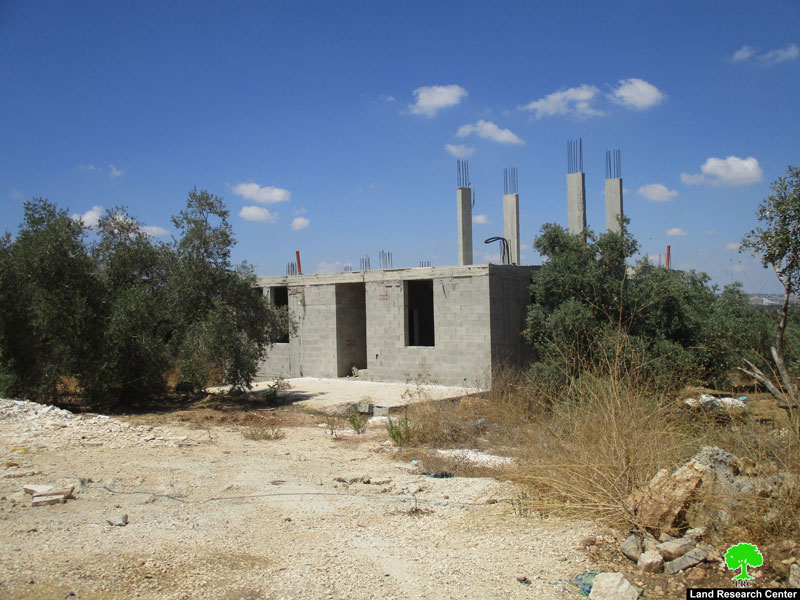 Halt of work notices on 4 houses in Jal’ud village / East Qalqilya