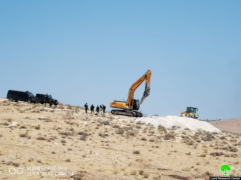Four cisterns destroyed in Umm Al-Khair reserve – East Yatta