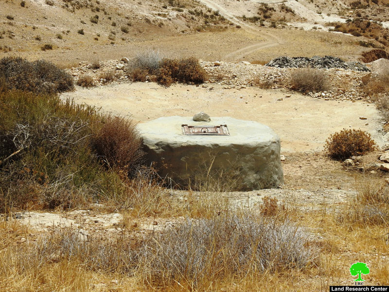 Threatening 3 cisterns of demolition in Umm Al-Khair – east Yatta/ Hebron governorate