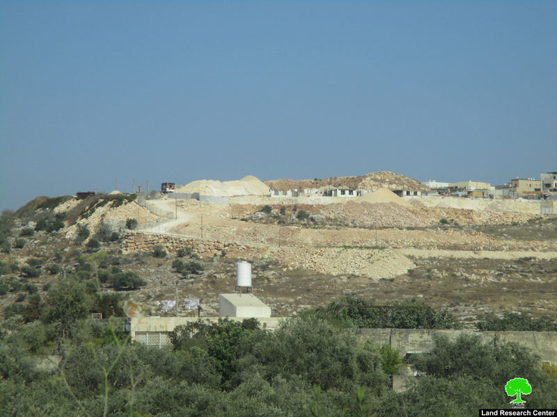New colonial block added to  “Burkan” settlement on Sarta lands/Salfit