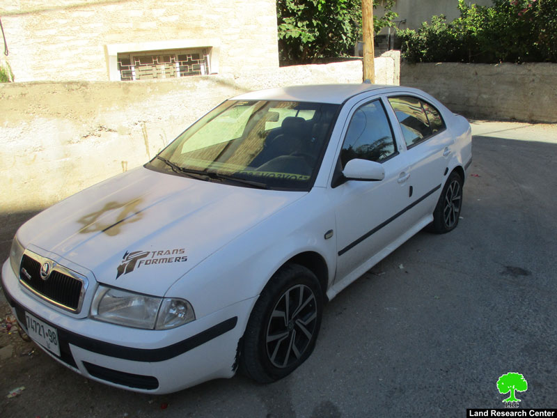 Settlers sabotage Palestinian properties in Az-Zawiya / Salfit Governorate