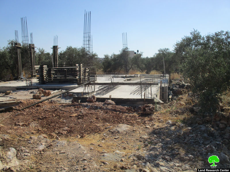 An eviction order and demolition of a residential building in ‘Azzun ‘Atma / Qalqilya governorate