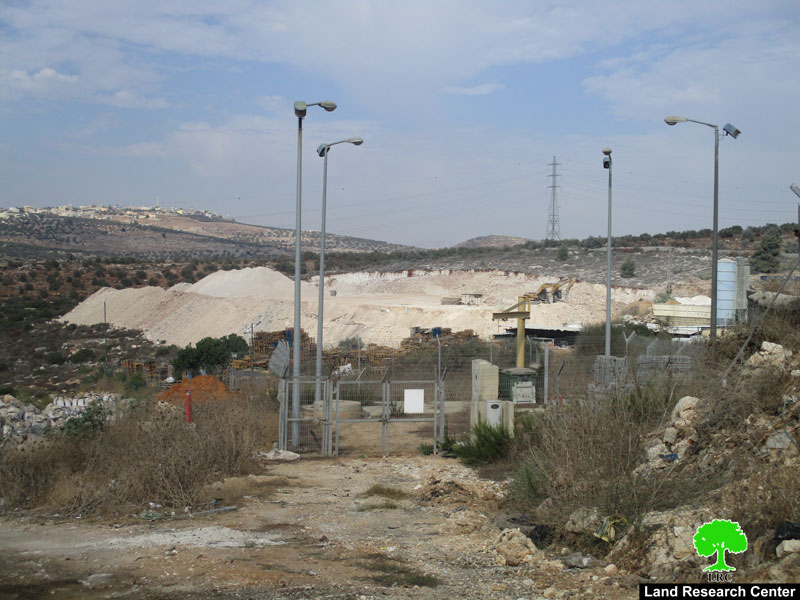 Ravaging Palestinian agricultural lands for the favor of “Karnei Shamron” settlement / Qalqilya governorate