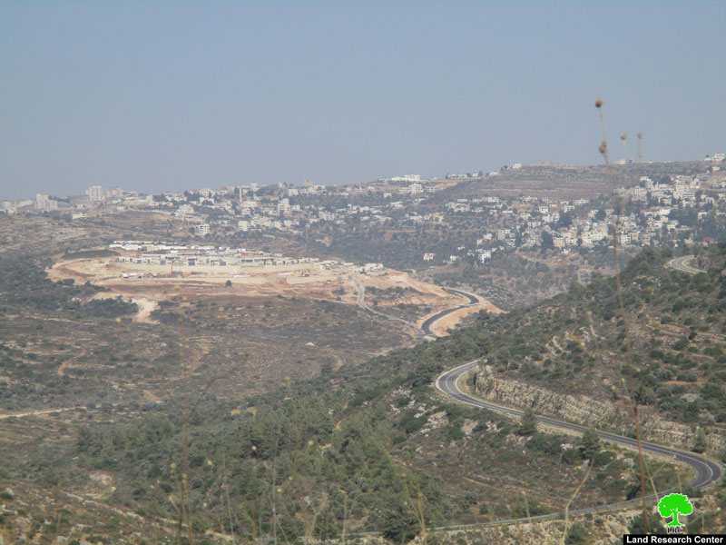 “Nahliel” settlement is expanding on Ramallah lands