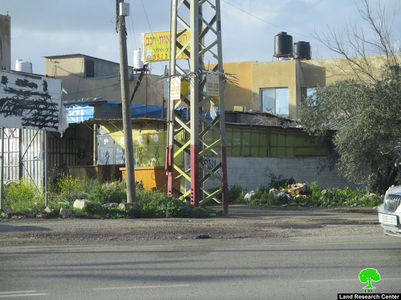 Serving a Stop-Work order on a facility in Haris / Salfit governorate