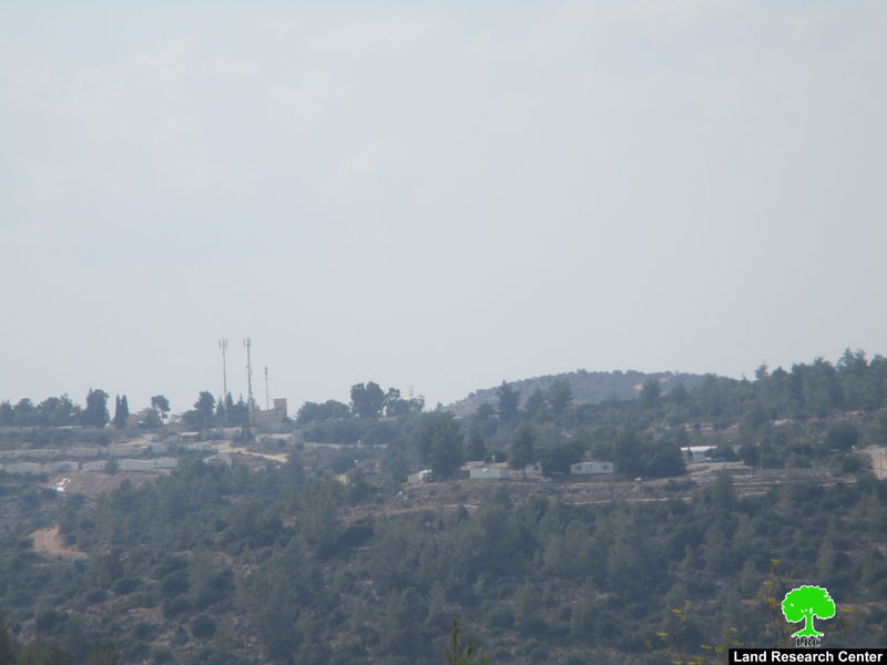New outpost south “Halmish” settlement/ Ramallah governorate