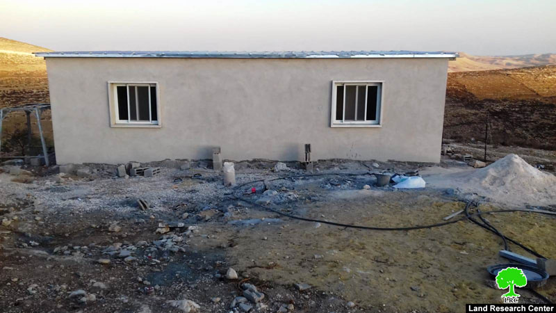 Israel to demolish a house within 96 hours in Khallet Ad-Dabe’a east Yatta / Hebron governorate