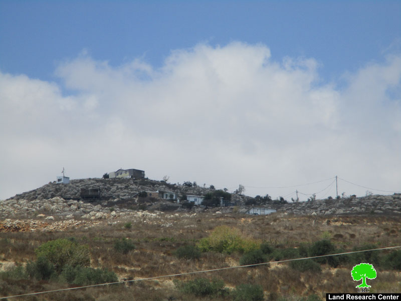 مستعمرو “تلمون” يشرعون بإنشاء بؤرة جديدة على أراضي قرية رأس كركر / محافظة رام الله