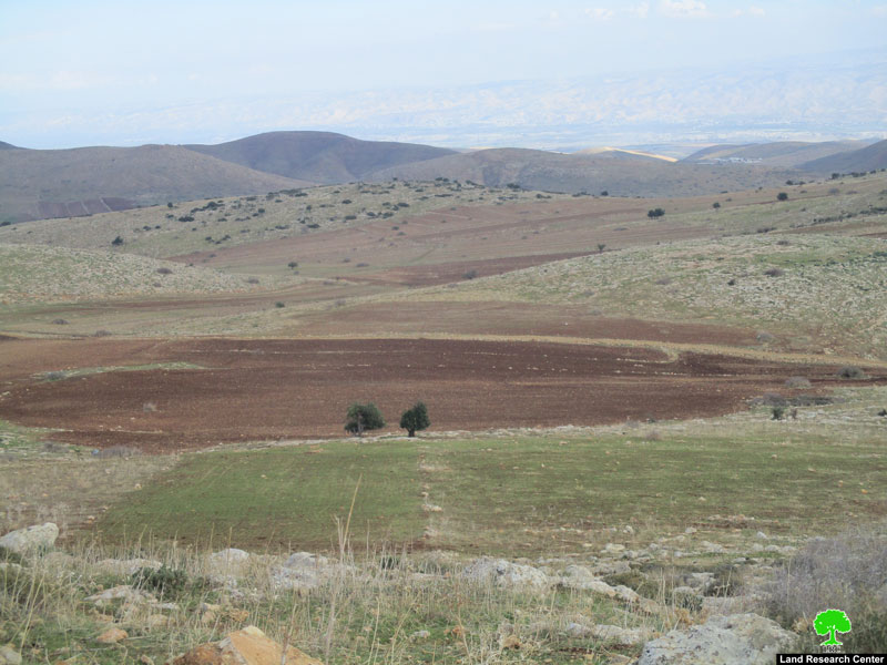 The Israeli occupation serves an eviction order on a plot – Khirbet Al-Himeh / Tubas governorate