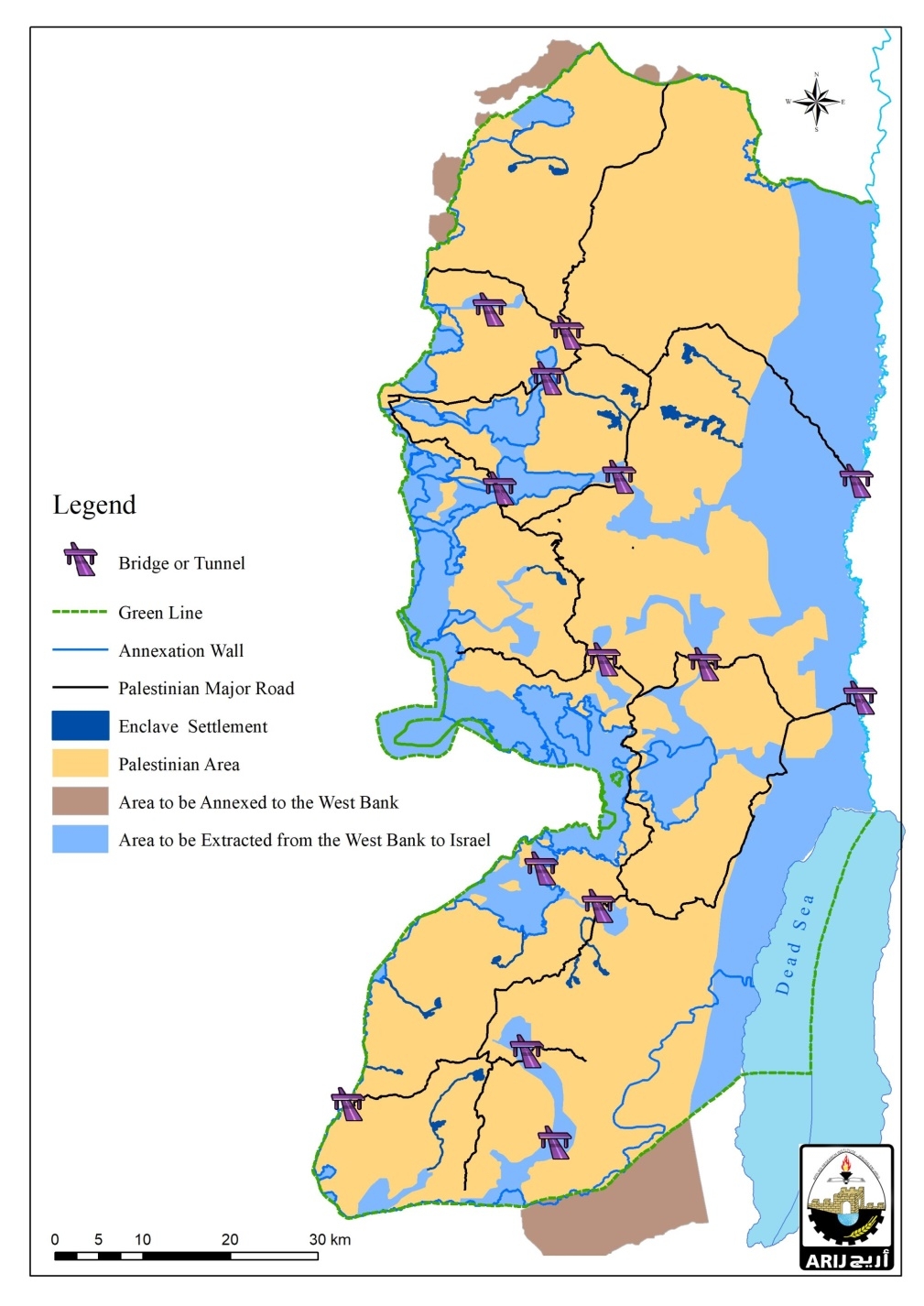 INFOGRAPH – The Palestinian enclaves under Trump Plan