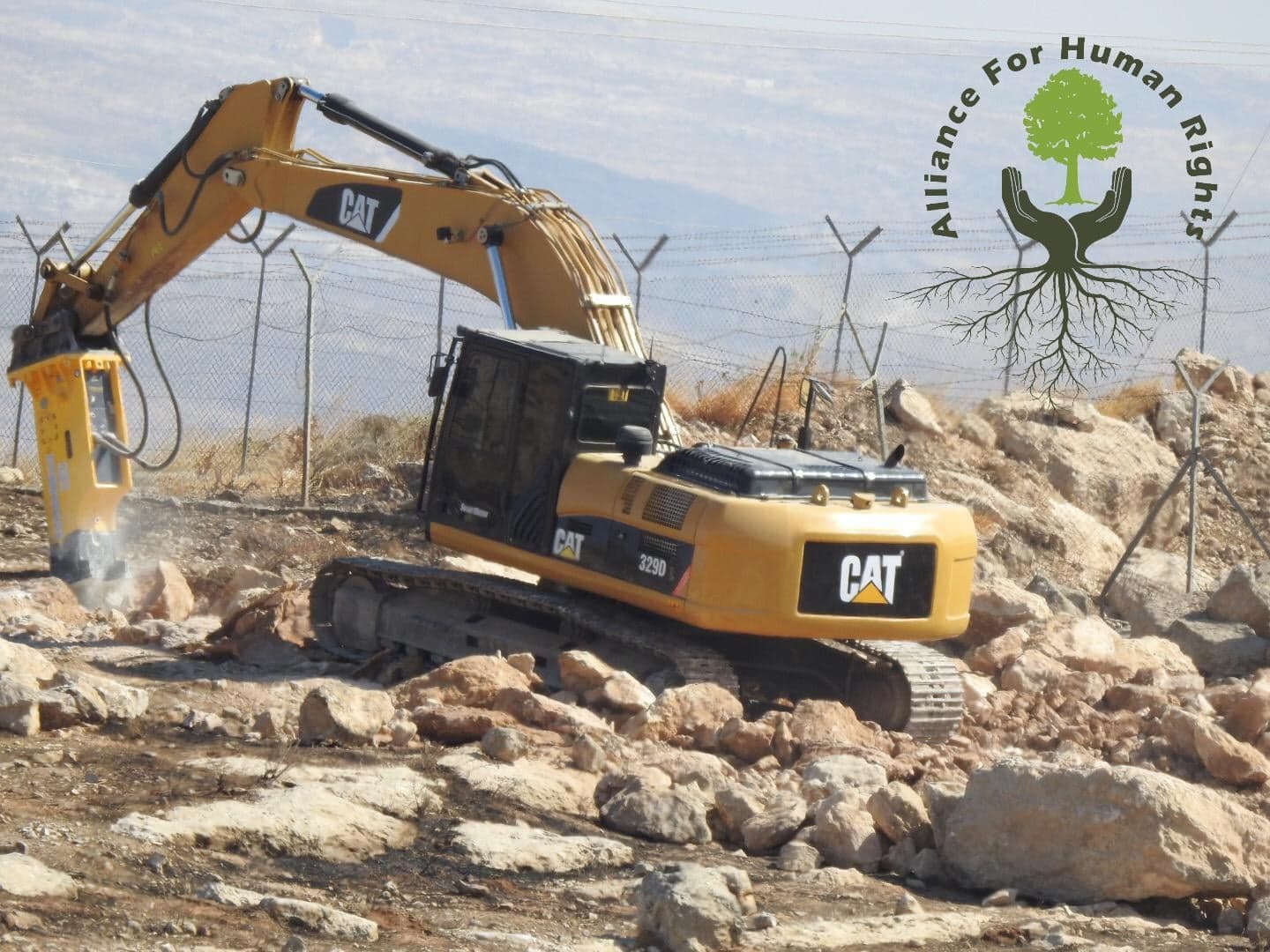 Settlers open a new bypass road east Yatta/ Hebron Governorate