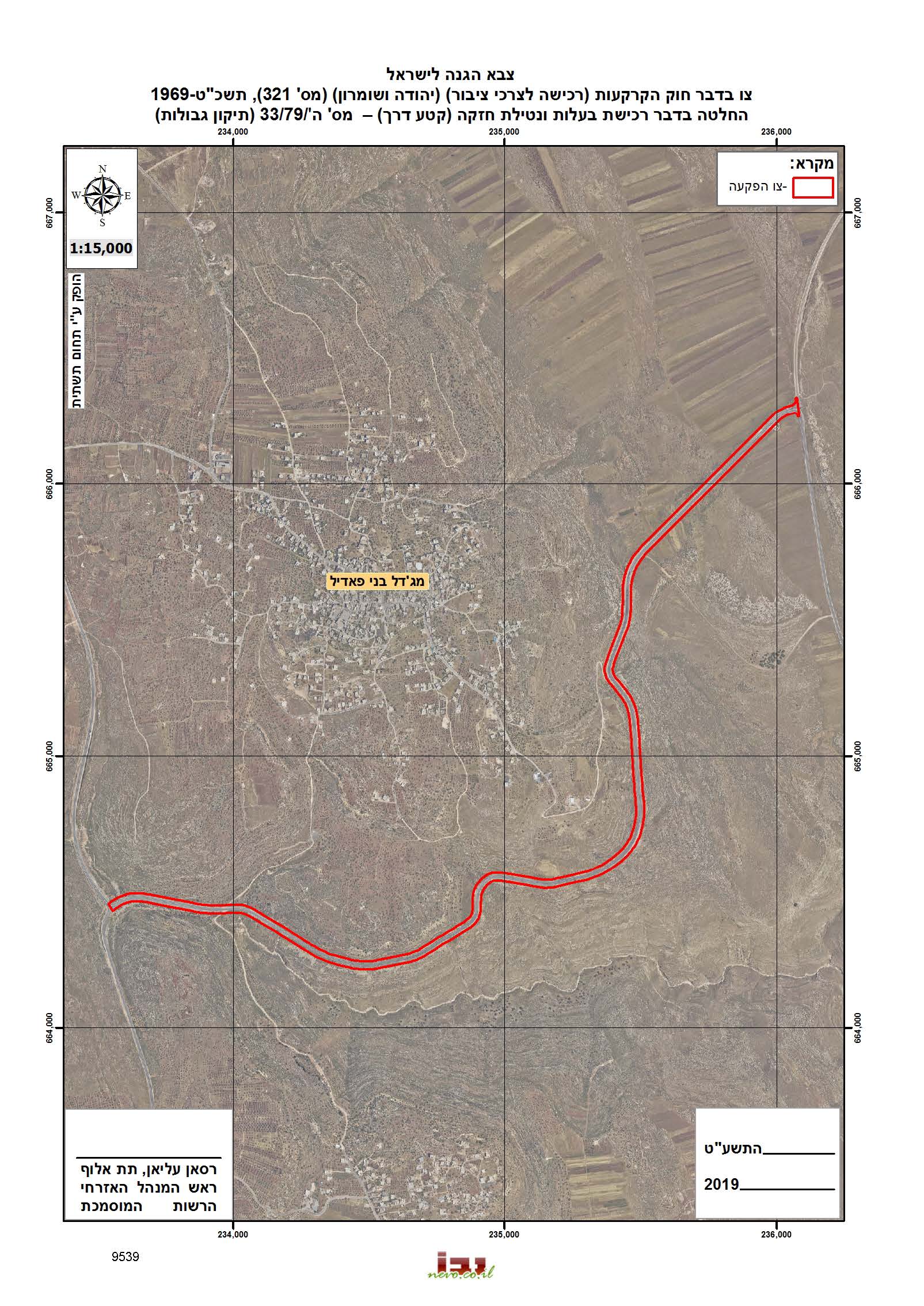 أوامر عسكرية اسرائيلية في خدمة المصالح الإسرائيلية