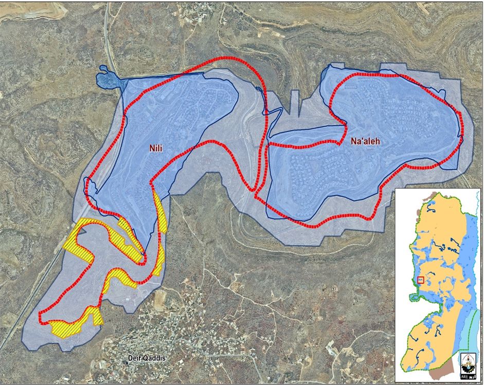 اسرائيل تستولي على 6000 دونما من الاراضي الفلسطينية بالقوانين العنصرية