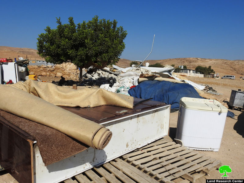 الاحتلال يهدم منشآت سكنية وزراعية في الفخيت والركيز بمسافر يطا جنوب الخليل