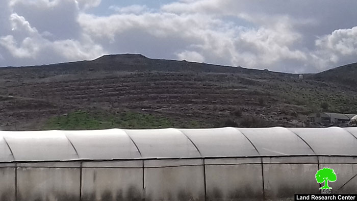 Halt of work notice targets a plot in Kardala village / Tubas governorate