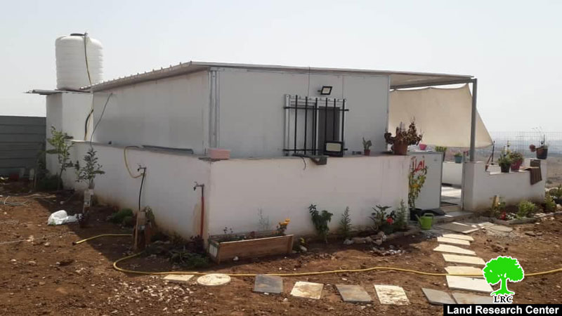 Halt of work notice for an Agricultural room in Az-Zawiya / West Salfit