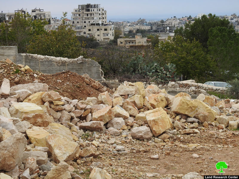 The Israeli Occupation Bulldozers Demolished a house in Al-Khader