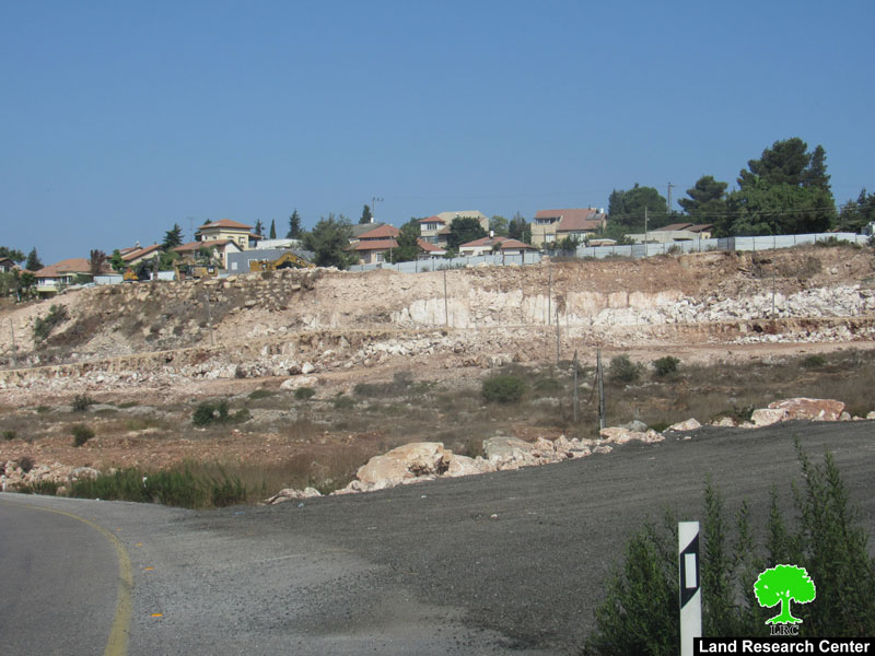 الاحتلال يشرع  بإقامة حي استعماري جديد جنوب مستعمرة ” كريات نتافيم” / محافظة سلفيت