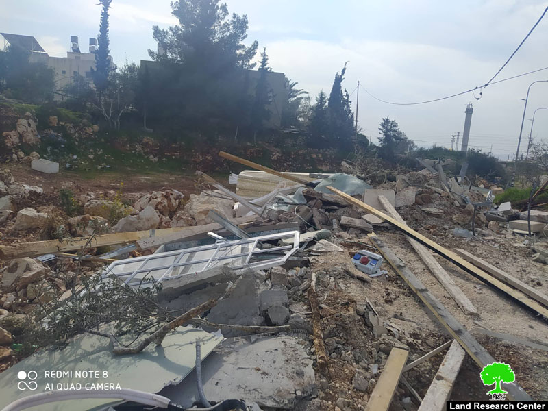 هدم غرفة زراعية في قرية حارس بمحافظة سلفيت