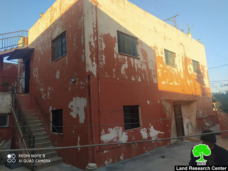 The Israeli Occupation Measures Qubha’s House For Demolition \ Jenin Governorate