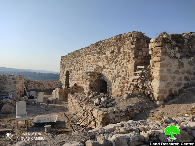 Confiscation of Properties in Khirbet Al-Faraseen \ Jenin Governorate