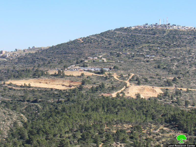 Talmon colony expands on Al-Mazra’a Al-Qibliya lands \ Ramallah governorate