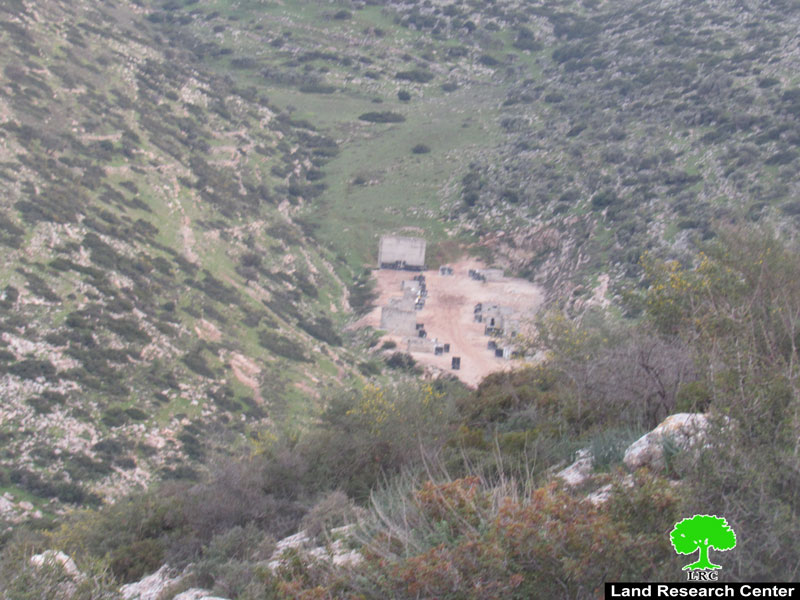 Israeli Forces set fire to an Agricultural structure in At-Tayaseer Area / Tubas Governorate