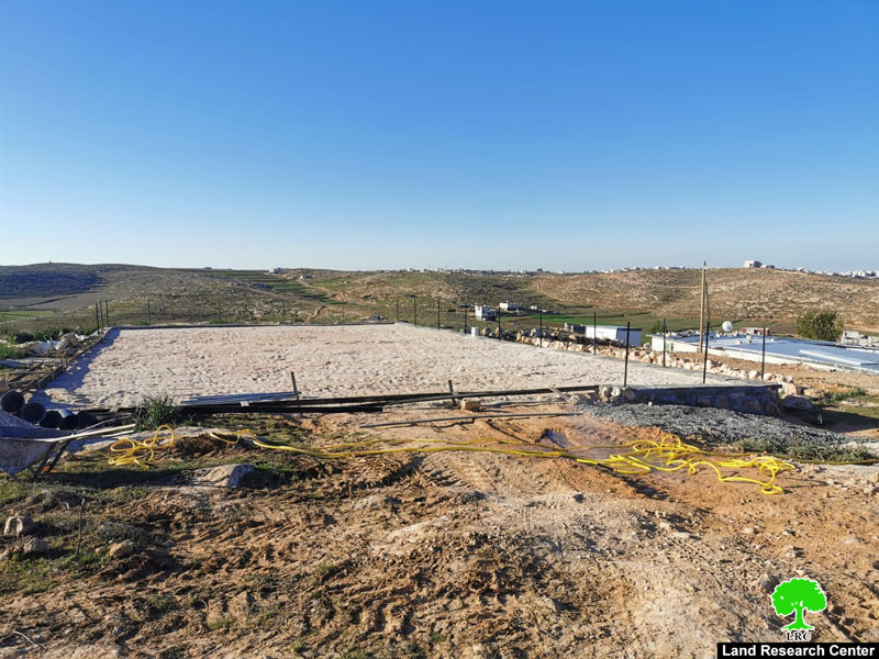 Halt of Work Notice for Sosiya playground South Hebron