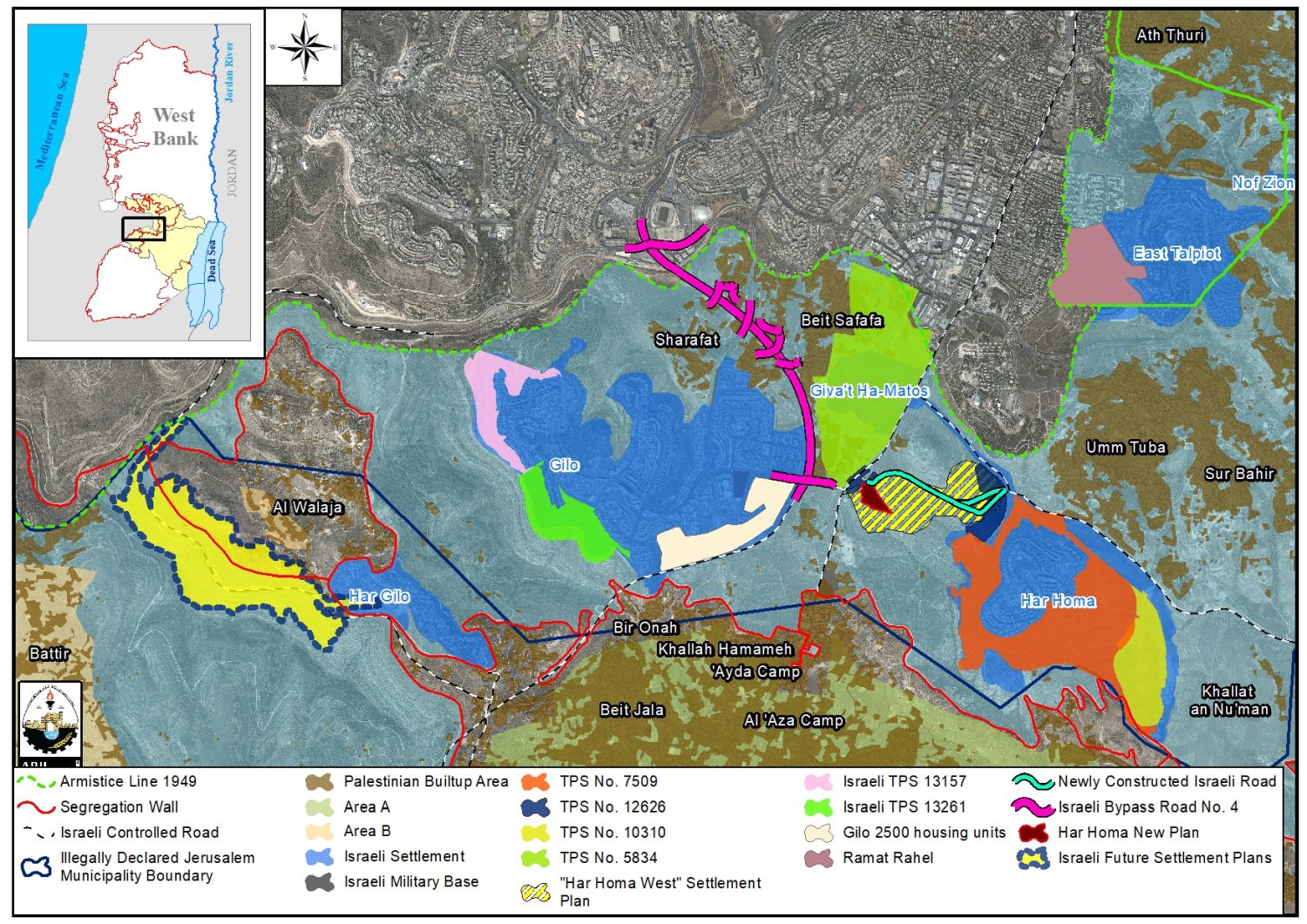 Israel to complete the ring of settlements north of Bethlehem city  “The case of Har Homa settlement