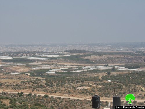 اغلاق البوابة الشمالية الزراعية المقامة في جدار الضم والتوسع في بلدة حبلة / محافظة قلقيلية