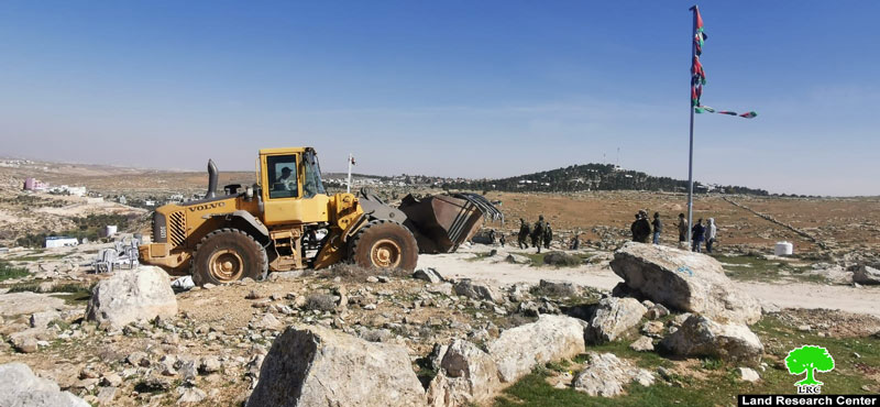 The Occupation Wages a Demolition Campaign in many places in Masafer Yatta / South Hebron