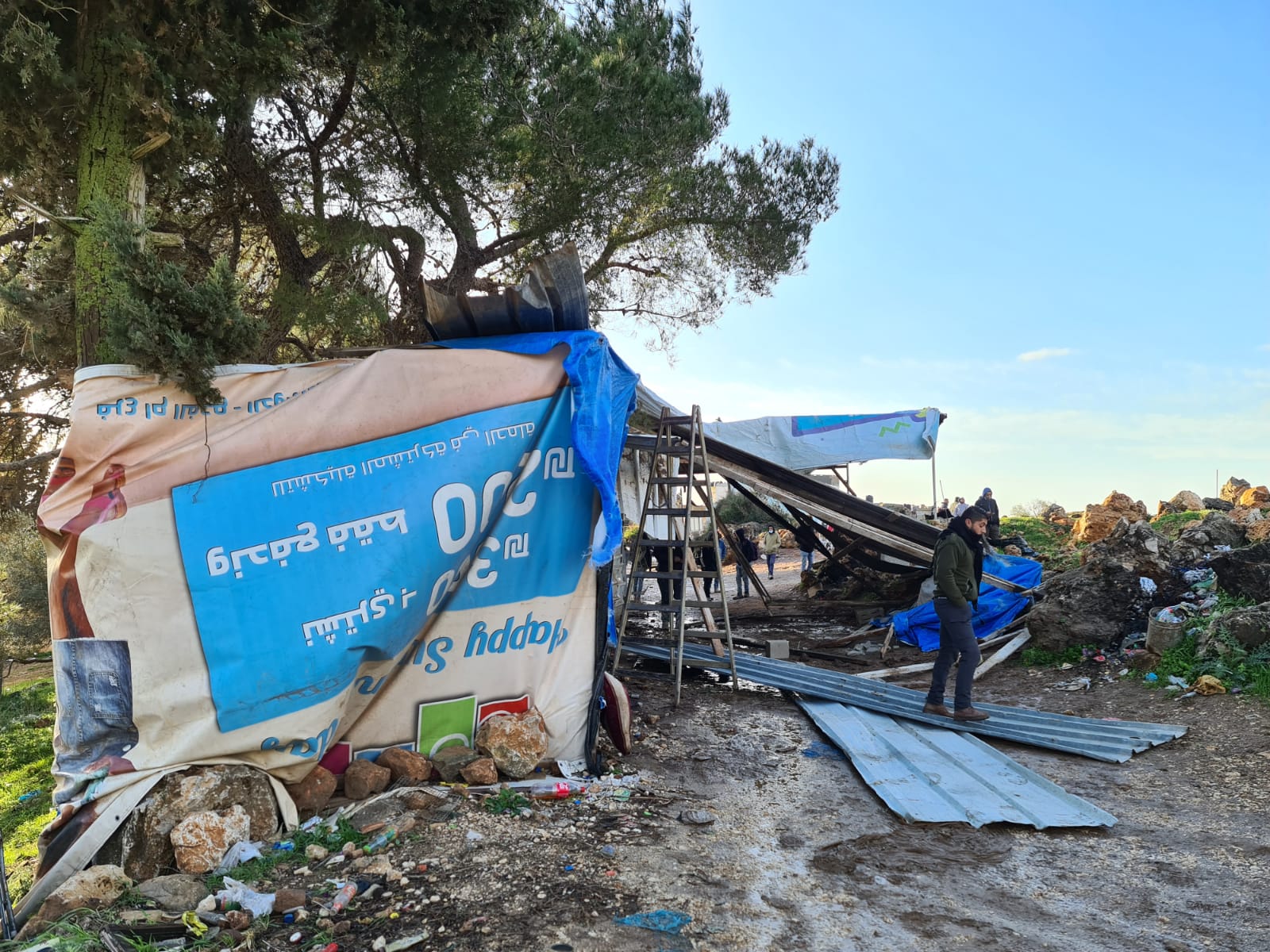 Six Market Stalls Demolished in ‘Anin Village / Jenin Governorate