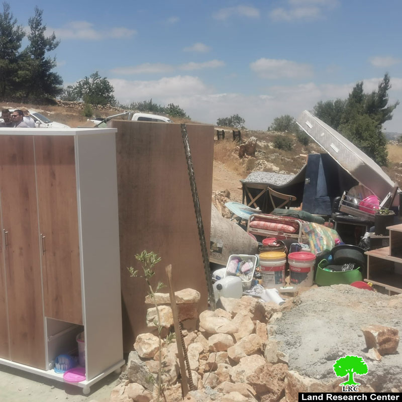 For the Second Time: The Israeli Occupation Demolishes Al-‘Ajlouni family home in Halhul north Hebron