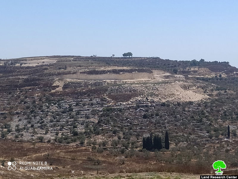 Halt of Work Notice for a Quarry in Hajjah village/ Qalqilya Governorate