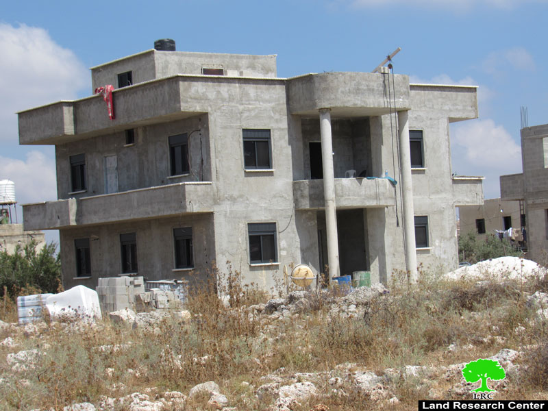 Israeli Notices Target many Structures in Bruqin town/ Salfit Governorate