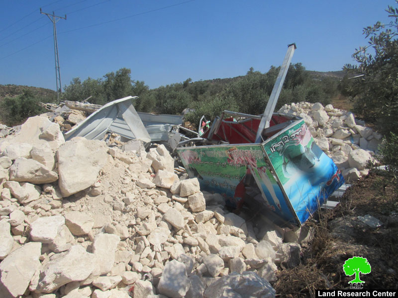 Demolishing Stores in Ya’bad / Jenin Governorate