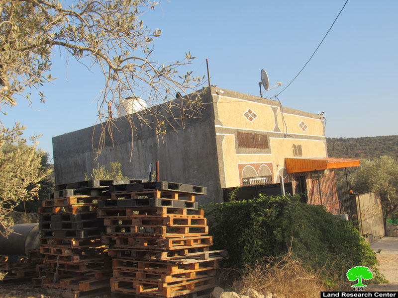 إخطار 10 مساكن بوقف العمل والبناء في قرية حارس / محافظة سلفيت