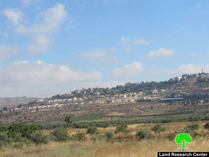 The Israeli Occupation Expands Shiloh Colony on Ramallah and Nablus lands