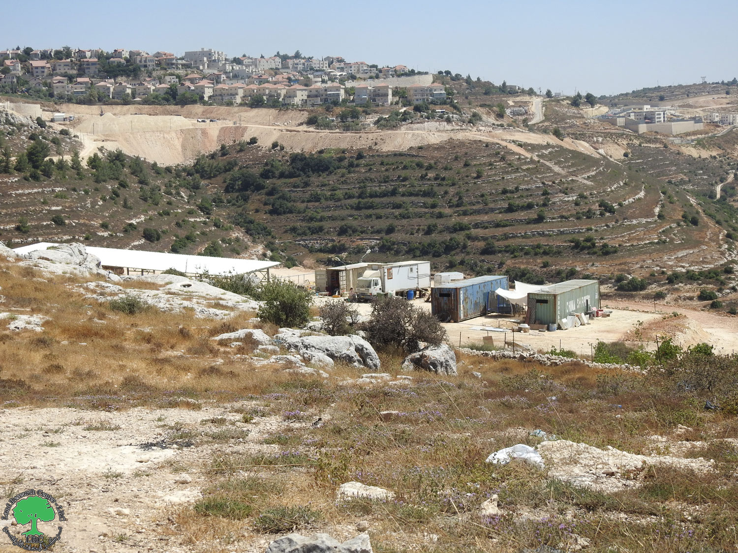 New outpost on Al-Khader land/ Bethlehem Governorate