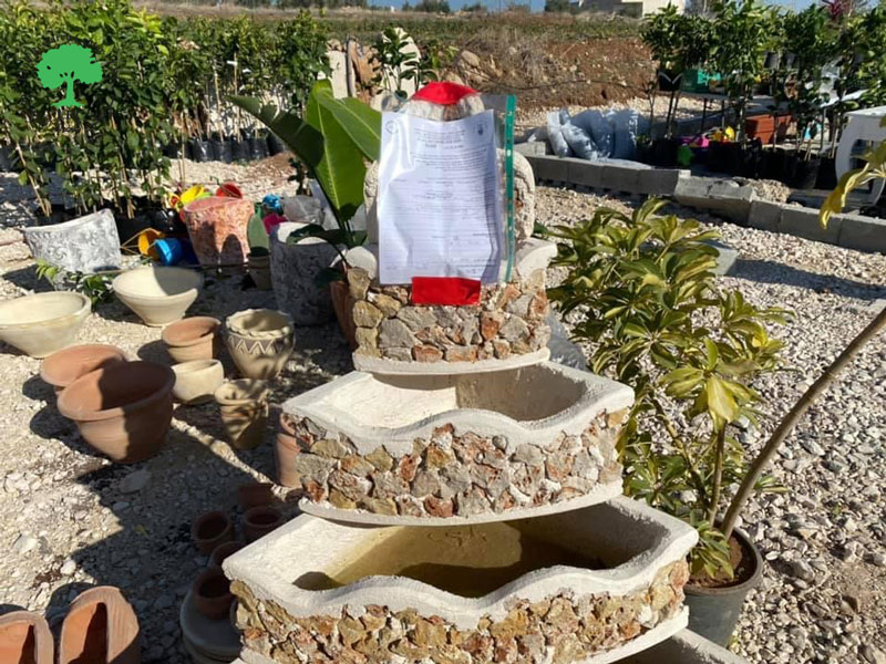 هدم منشأة زراعية لبيع الاشتال الزراعية في تقوع بمحافظة بيت لحم