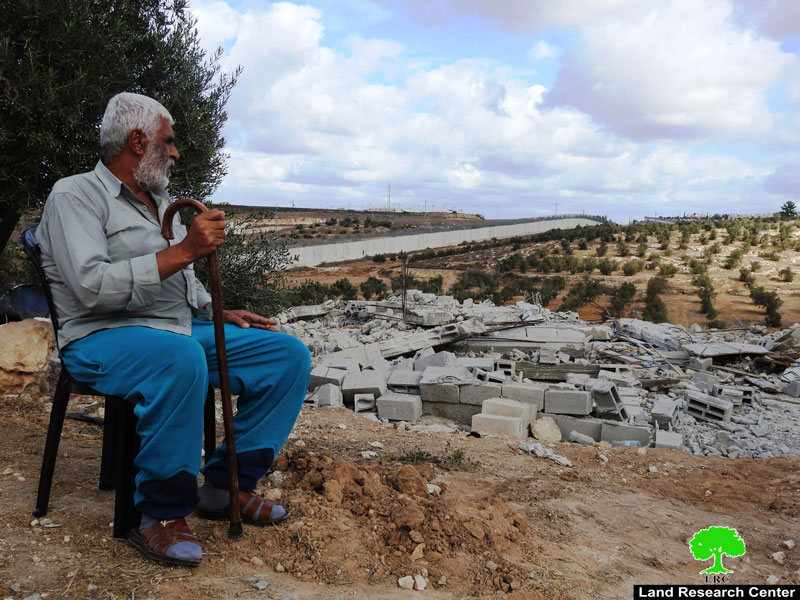 The Israeli Occupation Demolishes Jawa’ada family home in Sekka village / West Hebron