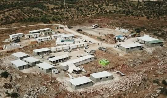مستعمرون يقيمون بؤرة استعمارية جديدة أطلق عليها “أفيتار” على جبل صبيح على أراضي بلدتي بيتا وقبلان / محافظة نابلس