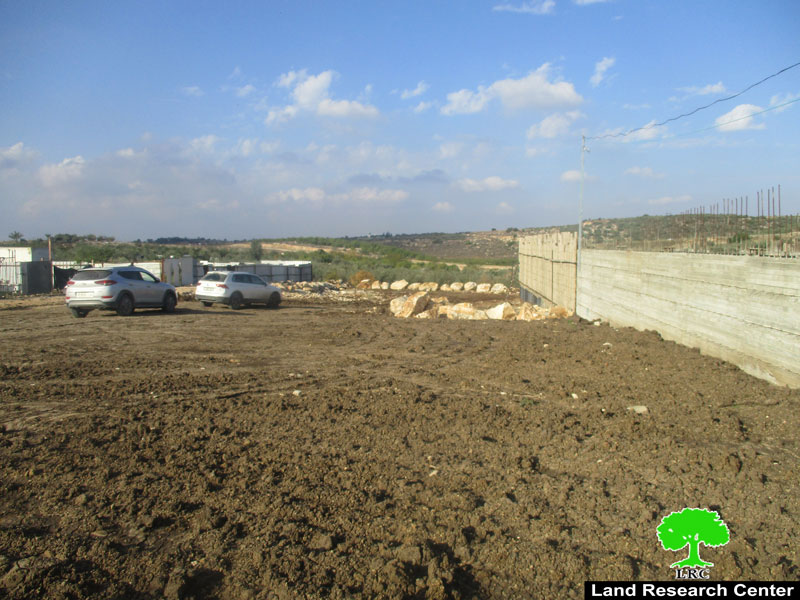 Halt of Work Order For a Business storage area in Qalqilya City