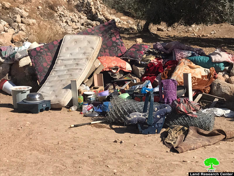 The Occupation Demolished Residential and Agricultural structures East Idhna / West Hebron
