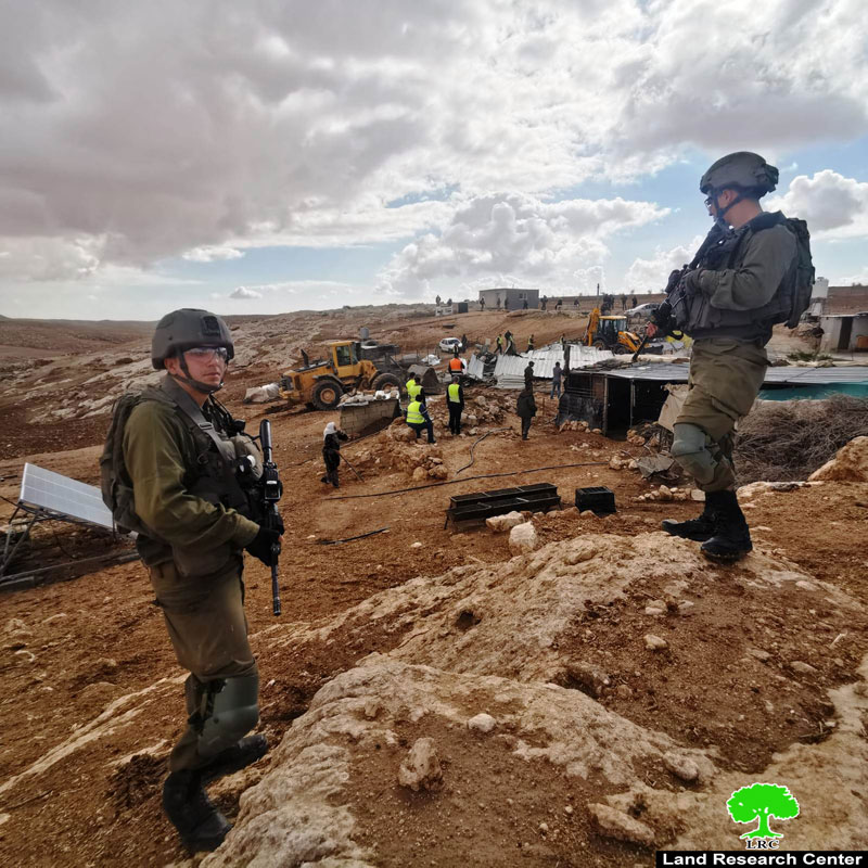 The Occupation Demolished Residential and Agricultural Structures in Masafer Yatta / South Hebron