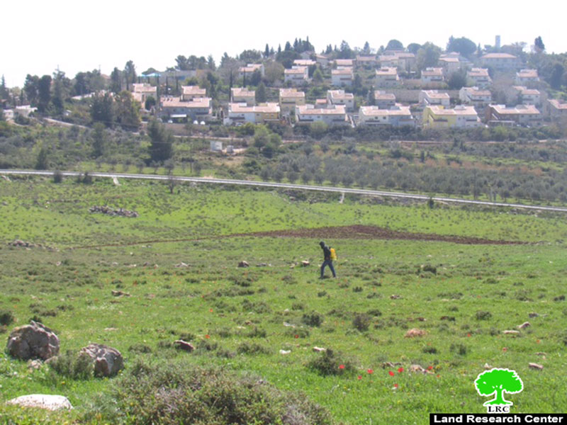 الاحتلال يمنع مواطن من حراثة أرضه ويصادر جراره الزراعي في قرية دير نظام/محافظة رام الله