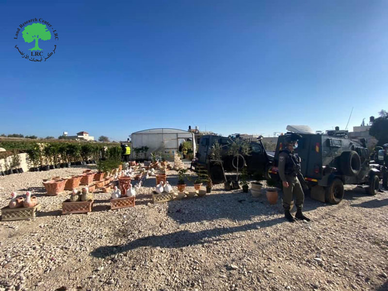 Demolition of an Agricultural structure in Taqu / Bethlehem Governorate